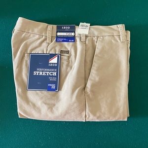 Mens NWT Izod khaki pants